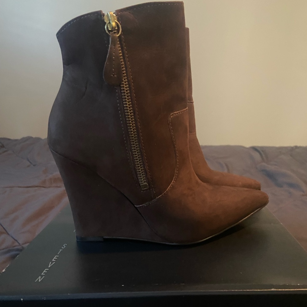 NWOT Steven by Steve Madden Wedge boots